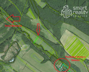 Na predaj, Pozemok v Sielnici, smer Brestová, 1029 m2