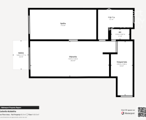 Na prenájom, 2i byt s balkónom v centre Zvolena, Kubániho