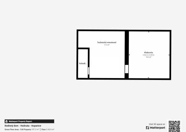 Na predaj dvojpodlažný rodinný dom , Hodruša-Hámre, časť Kopanice