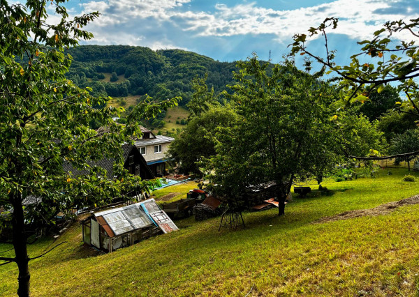 Na predaj rodinný dom s veľkým pozemkom – Vyhne, časť Peserany