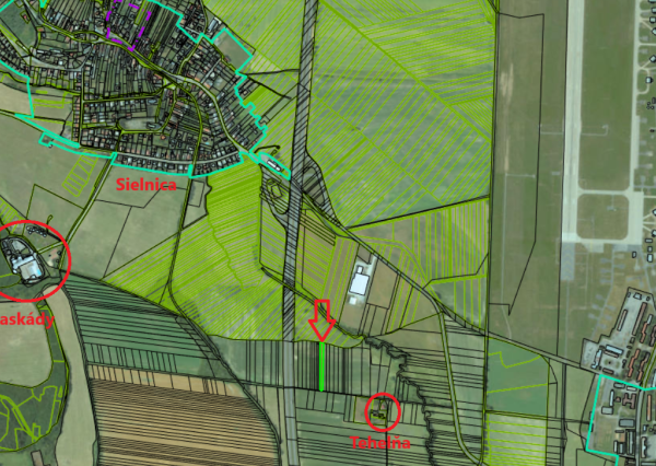 Na predaj, Pozemok v Sliači, pri Tehelni, 1999 m2