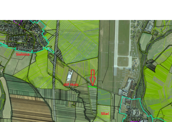 Na predaj, Pozemok v Sliači, smer na Sielnicu, 2000 m2