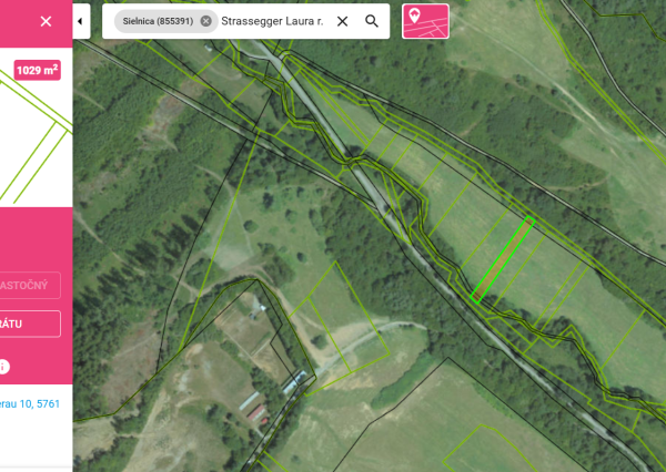 Na predaj, Pozemok v Sielnici, smer Brestová, 1029 m2