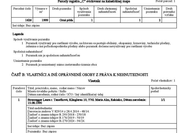 Na predaj, Pozemok v Sliači, pri Tehelni, 1999 m2