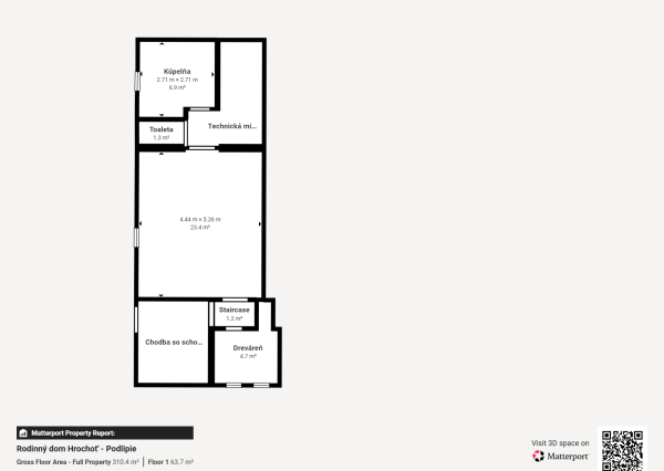 Na Predaj, Rodinný dom na rekonštrukciu v obci Hrochoť 200 m2
