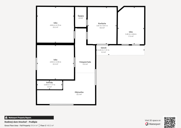 Na Predaj, Rodinný dom na rekonštrukciu v obci Hrochoť 200 m2