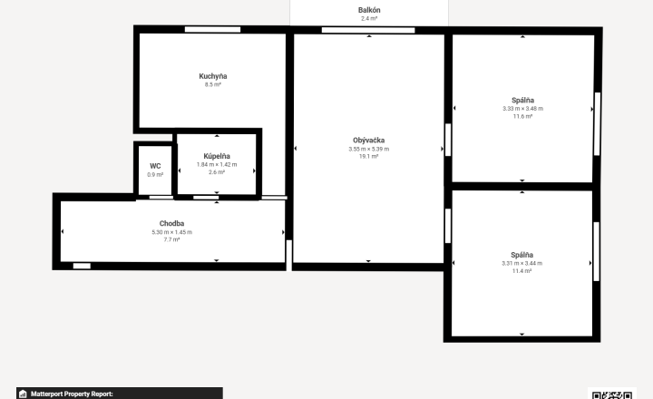 Na Predaj, 3 izbový bezbariérový byt s balkónom, 67 m2, BŠ - fotografia 3